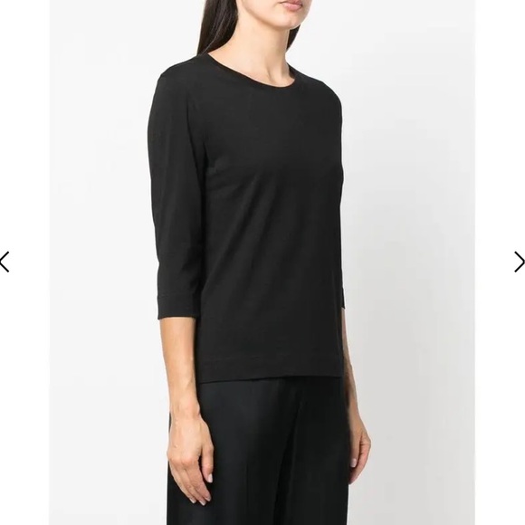 Dries Van Norten Hafiz Three-Quarter Sleeve T-Shirt Vermillion Size XS - Picture 6 of 10